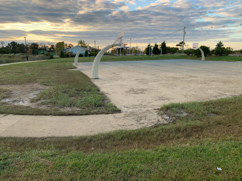 a large empty field (MyCoast AI)