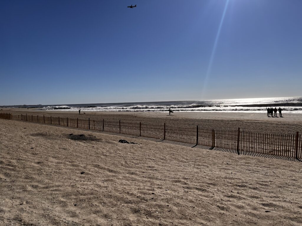 a group of people walking on a beach (MyCoast AI)