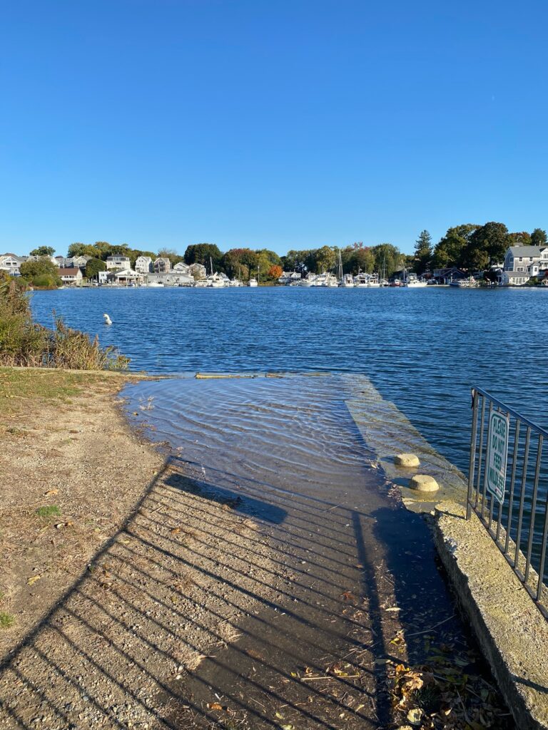 a wooden walkway over water (MyCoast AI)
