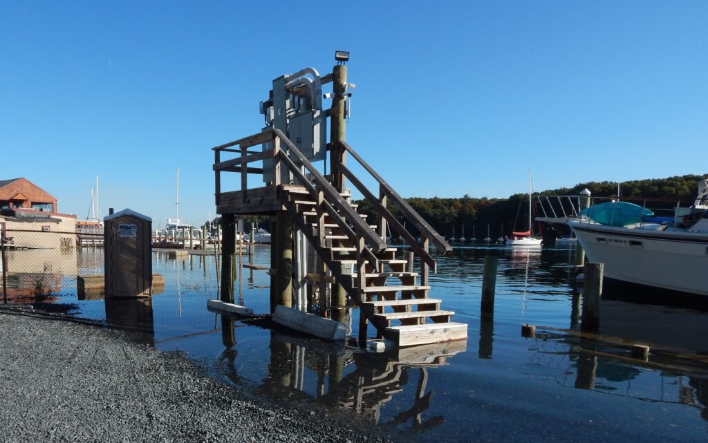 a dock with boats (MyCoast AI)