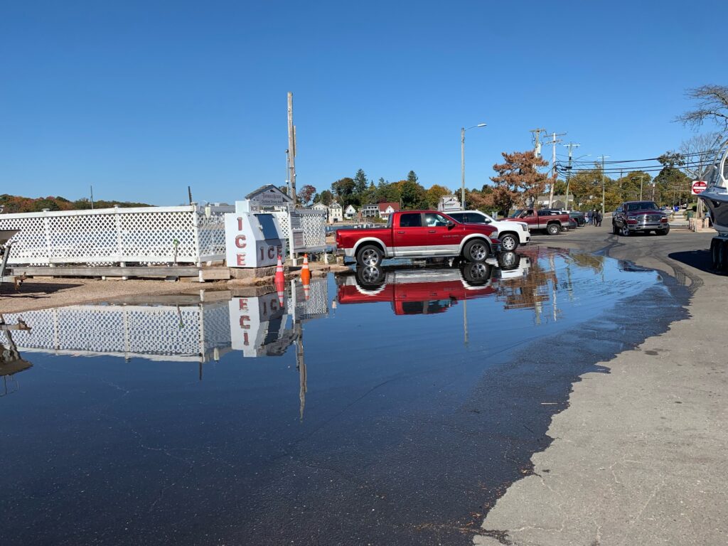 a car on a truck (MyCoast AI)