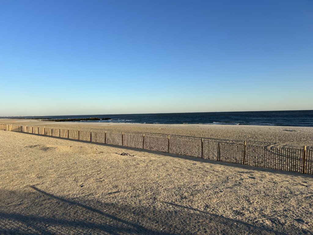 a fence on a beach (MyCoast AI)