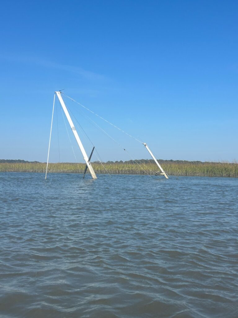 a sailboat on the water (MyCoast AI)