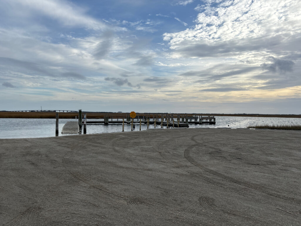 a pier on a beach (MyCoast AI)