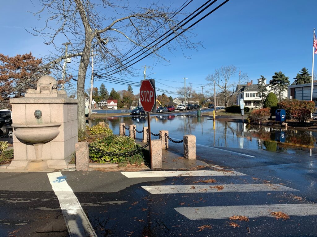 a stop sign on the side of a road (MyCoast AI)