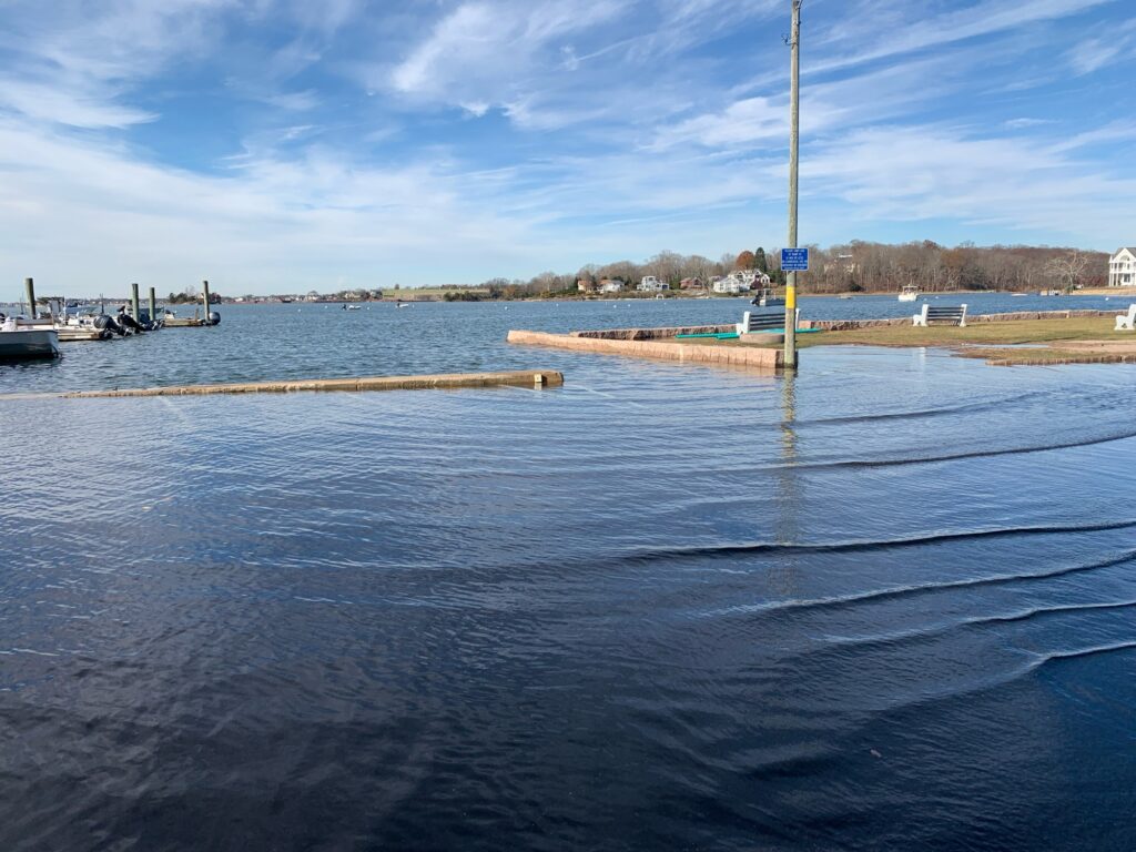 a body of water with a dock and boats in it (MyCoast AI)