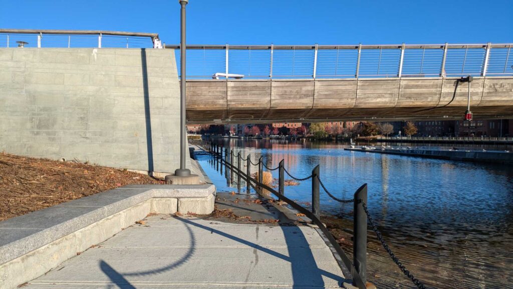 a bridge over a body of water (MyCoast AI)