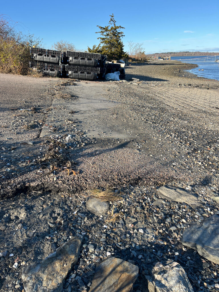 a truck on a rocky beach (MyCoast AI)