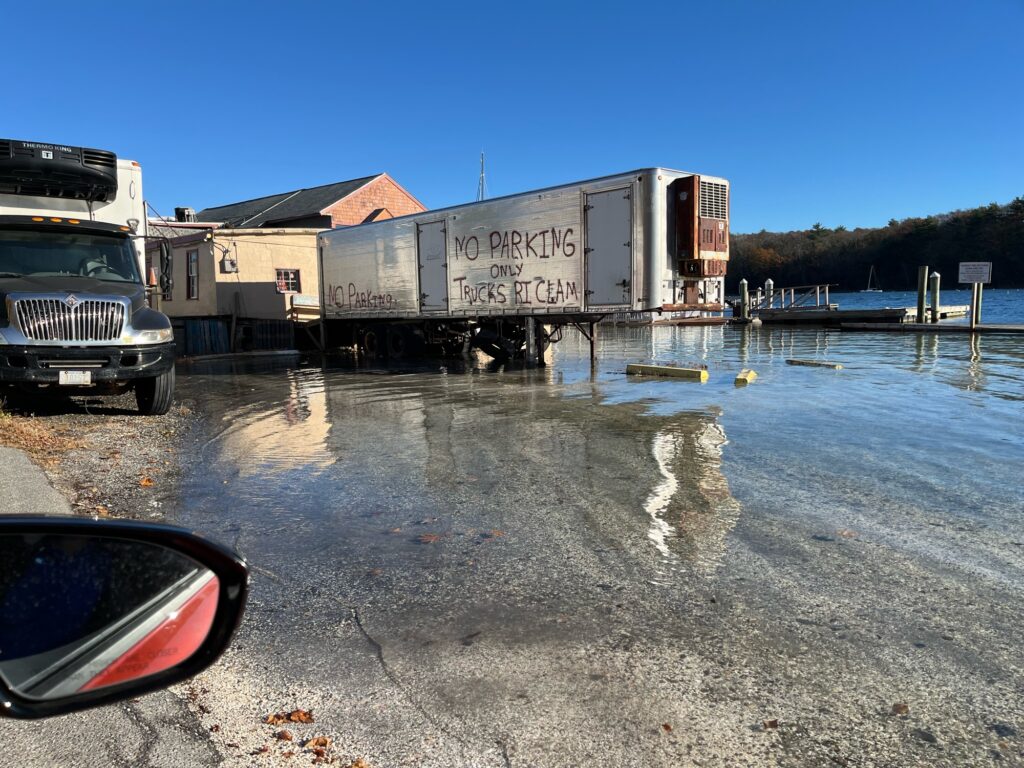 a truck parked next to a building (MyCoast AI)