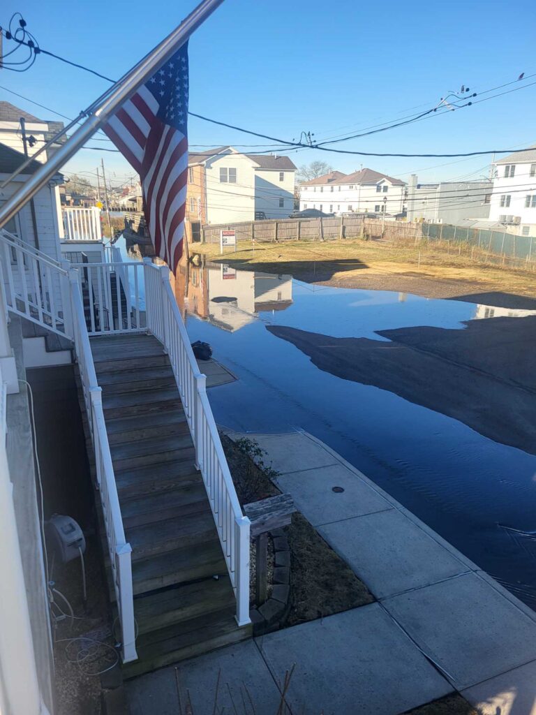 a flag on a railing (MyCoast AI)