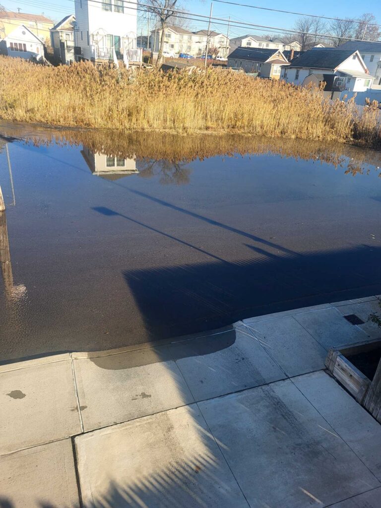 a body of water with houses in the background (MyCoast AI)