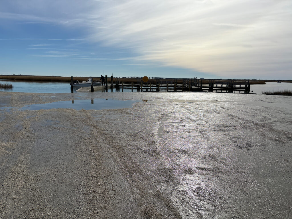 a pier over a body of water (MyCoast AI)