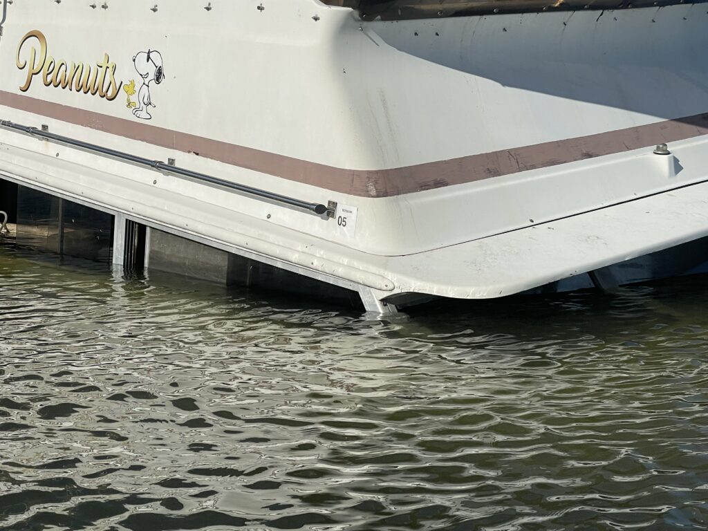 a boat in the water (MyCoast AI)