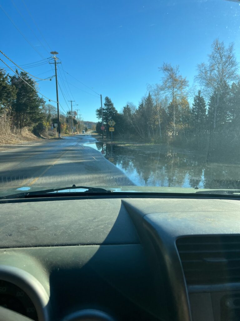 a car driving on a road (MyCoast AI)