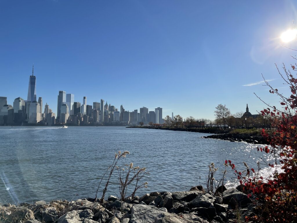 a body of water with a city in the background (MyCoast AI)