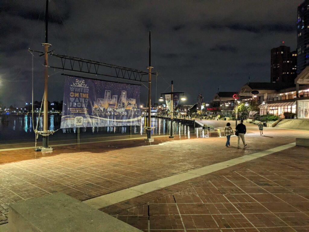 a large sign on a building (MyCoast AI)