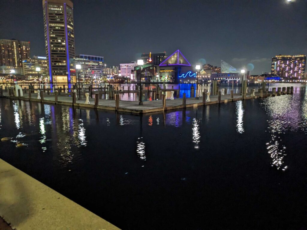 a body of water with buildings along it (MyCoast AI)