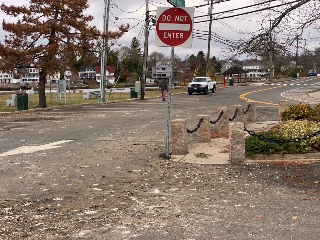 a stop sign on the side of the road (MyCoast AI)