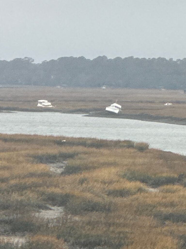 a couple of boats on a lake (MyCoast AI)