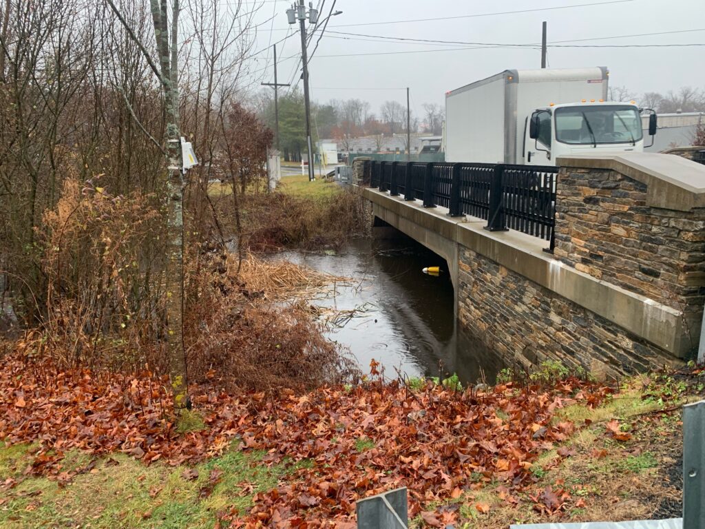 a truck driving over a bridge (MyCoast AI)