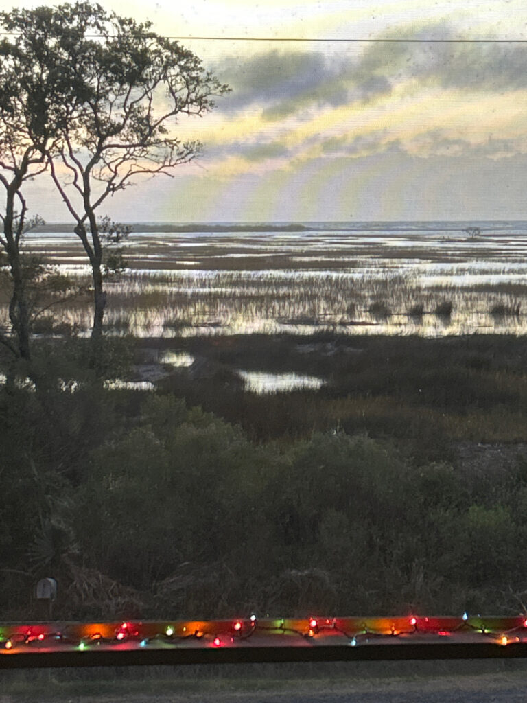a sunset over a lake (MyCoast AI)