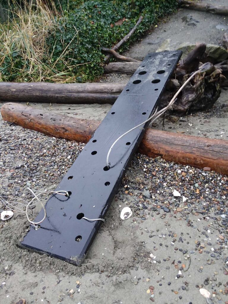 a metal object on the ground (MyCoast AI)