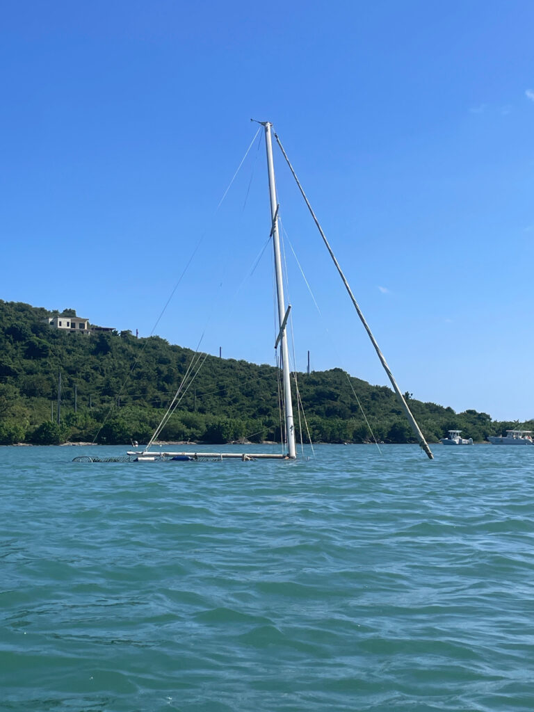 a sailboat on the water (MyCoast AI)