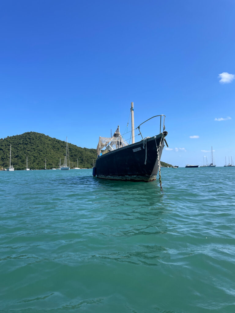a boat in the water (MyCoast AI)