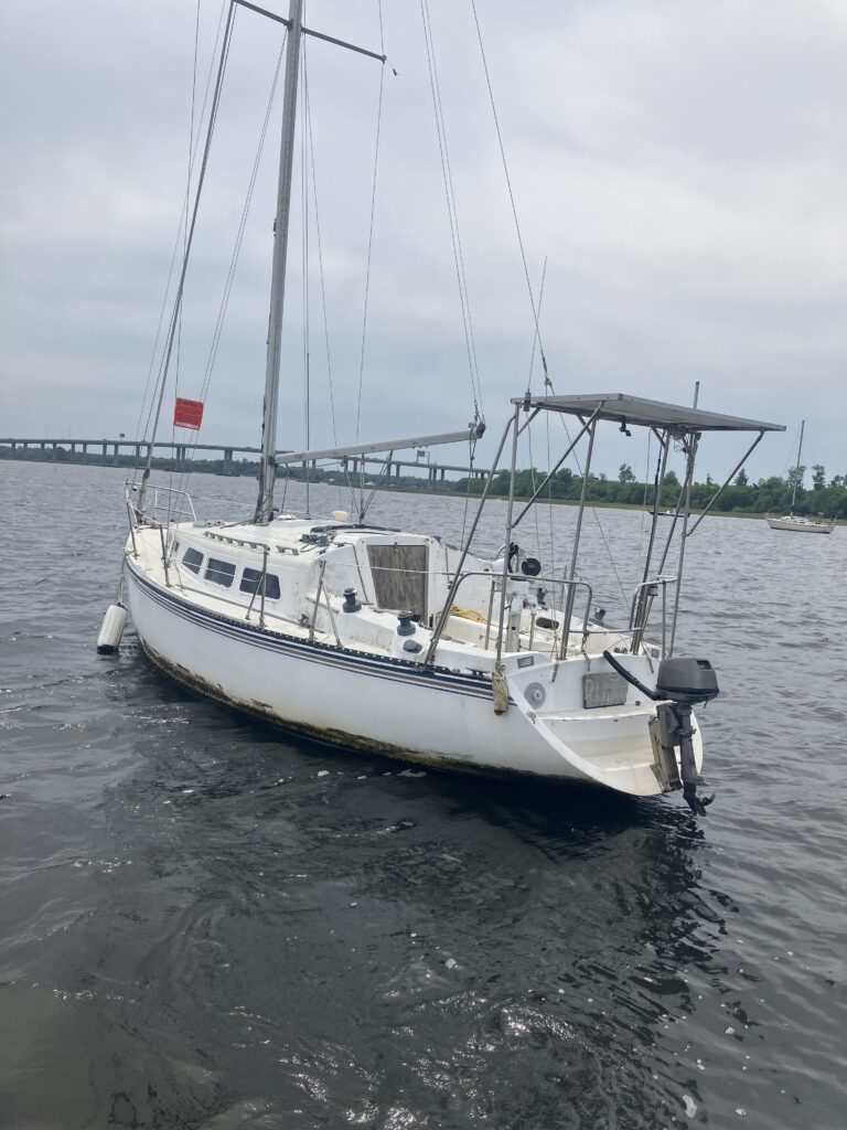a boat in the water (MyCoast AI)