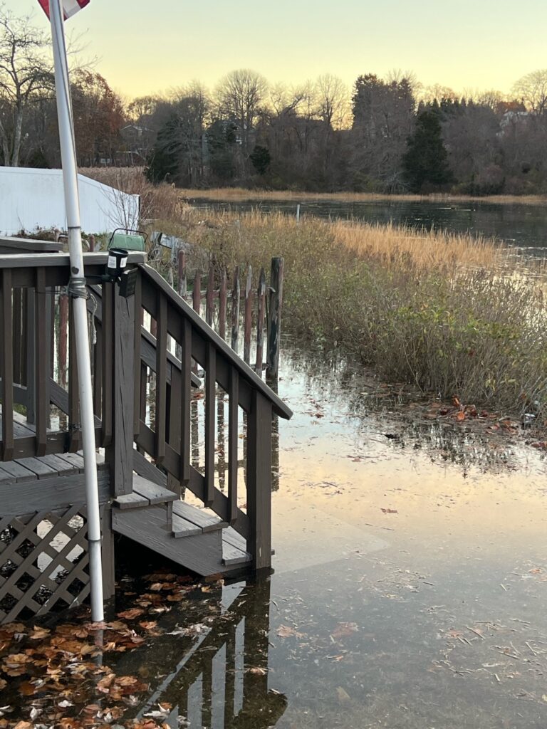 a wooden bridge over a river (MyCoast AI)