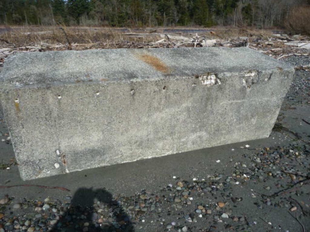 a concrete slab with a hole in it (MyCoast AI)