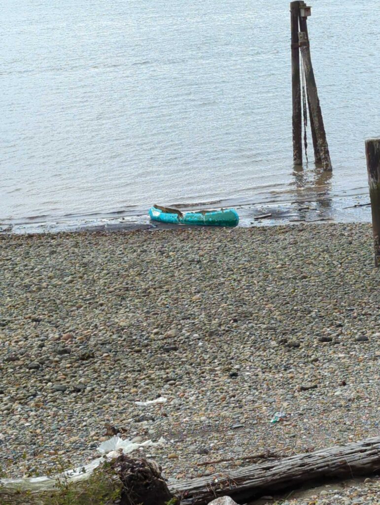 a boat on the shore (MyCoast AI)