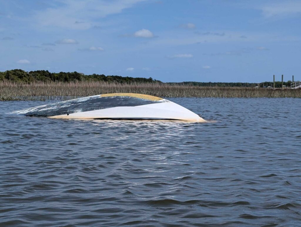 a boat on the water (MyCoast AI)