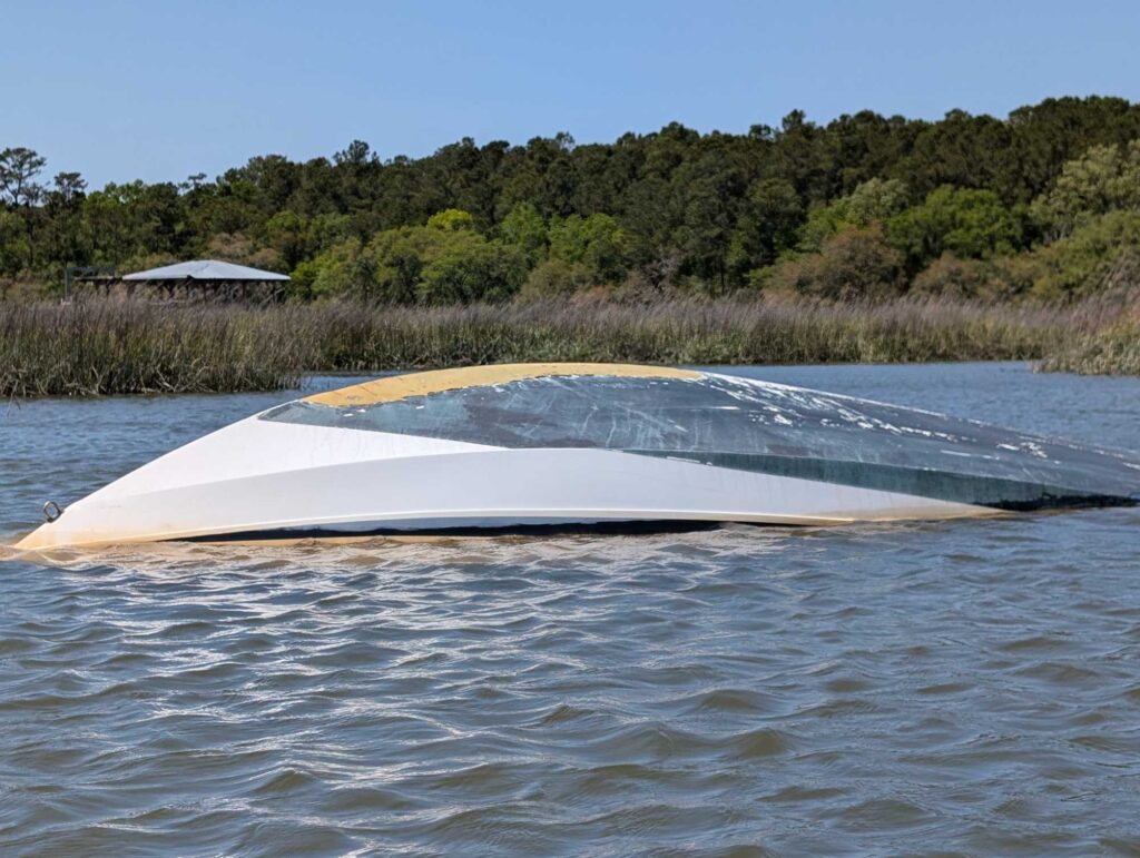 a boat on the water (MyCoast AI)