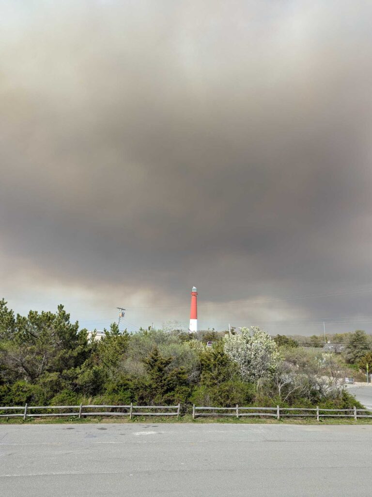 a tower in the distance (MyCoast AI)