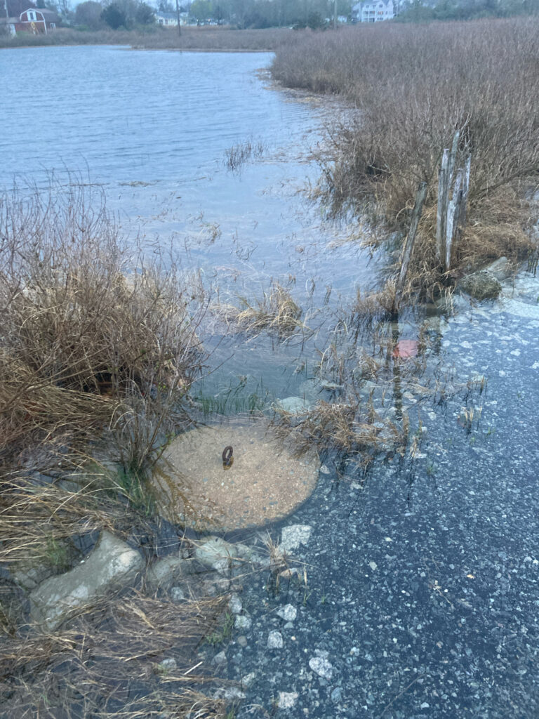 a river with snow on the banks (MyCoast AI)