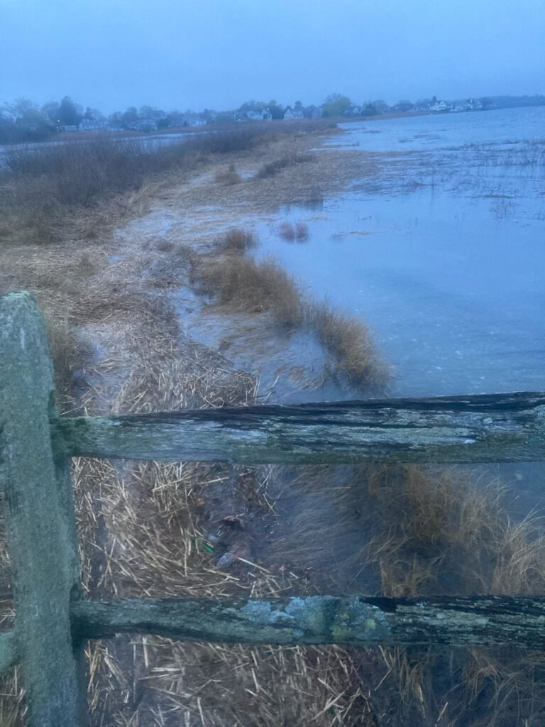 a body of water with a fence around it (MyCoast AI)