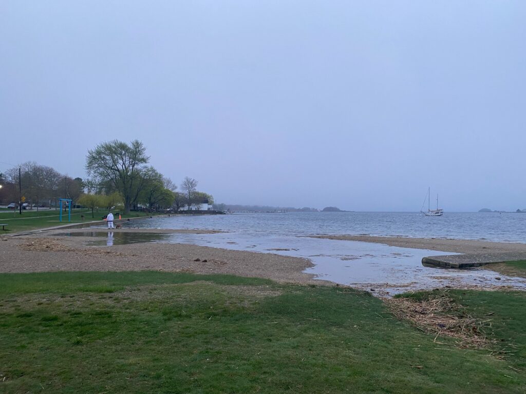 a person walking on a beach (MyCoast AI)