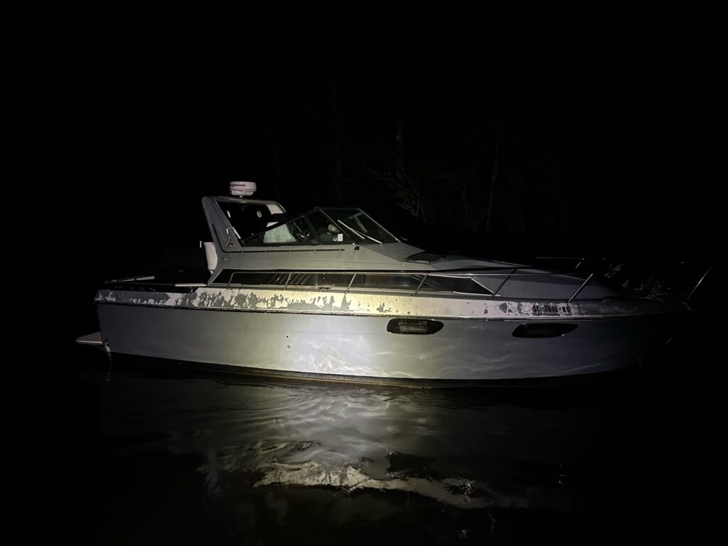a boat on the water (MyCoast AI)