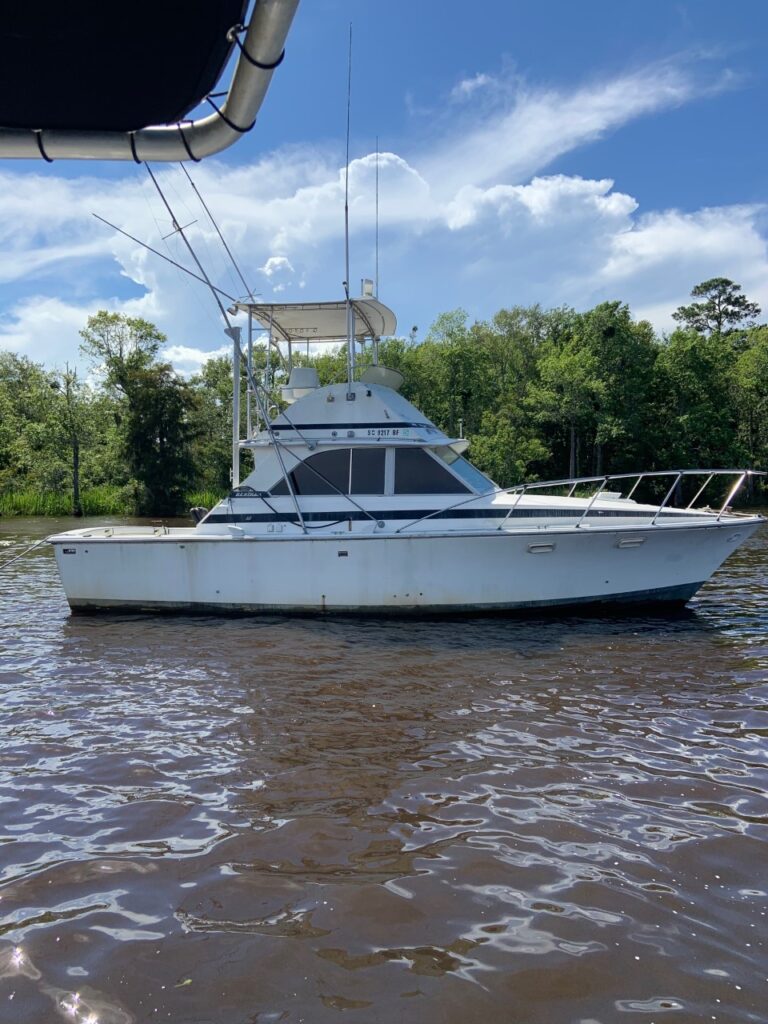 a boat on the water (MyCoast AI)