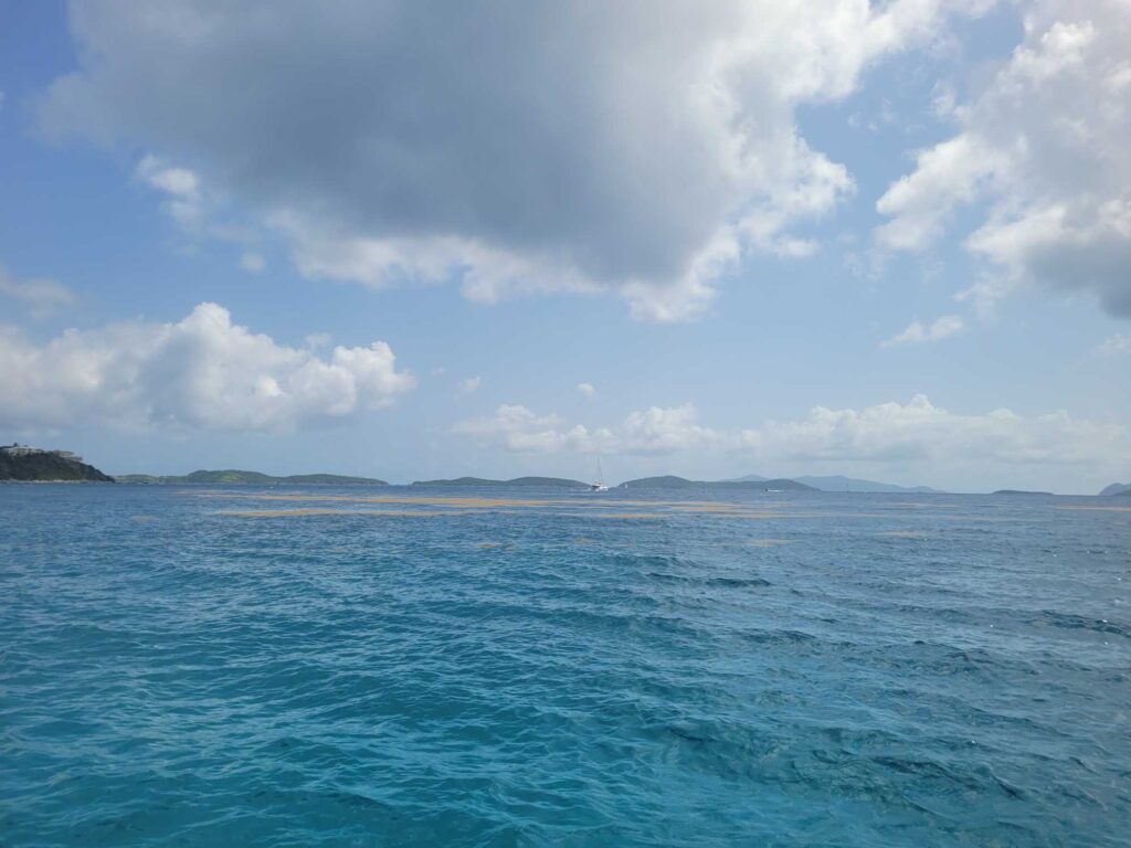 a body of water with land in the distance (MyCoast AI)