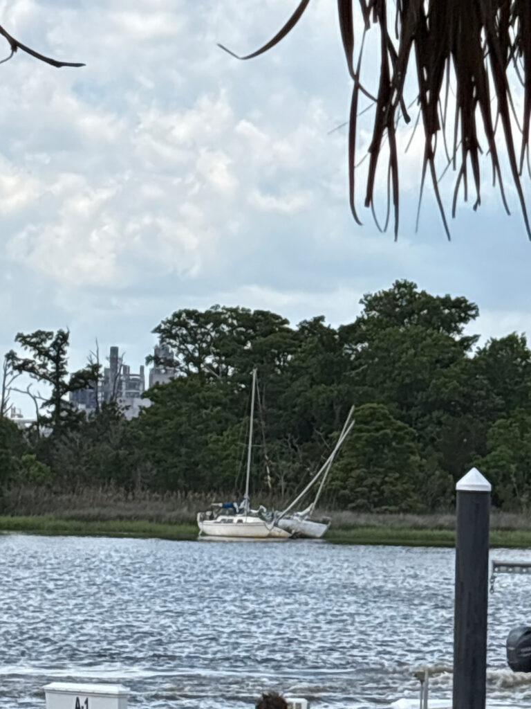 a sailboat on the water (MyCoast AI)