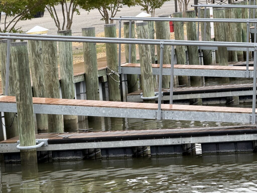 a wooden bridge over water (MyCoast AI)