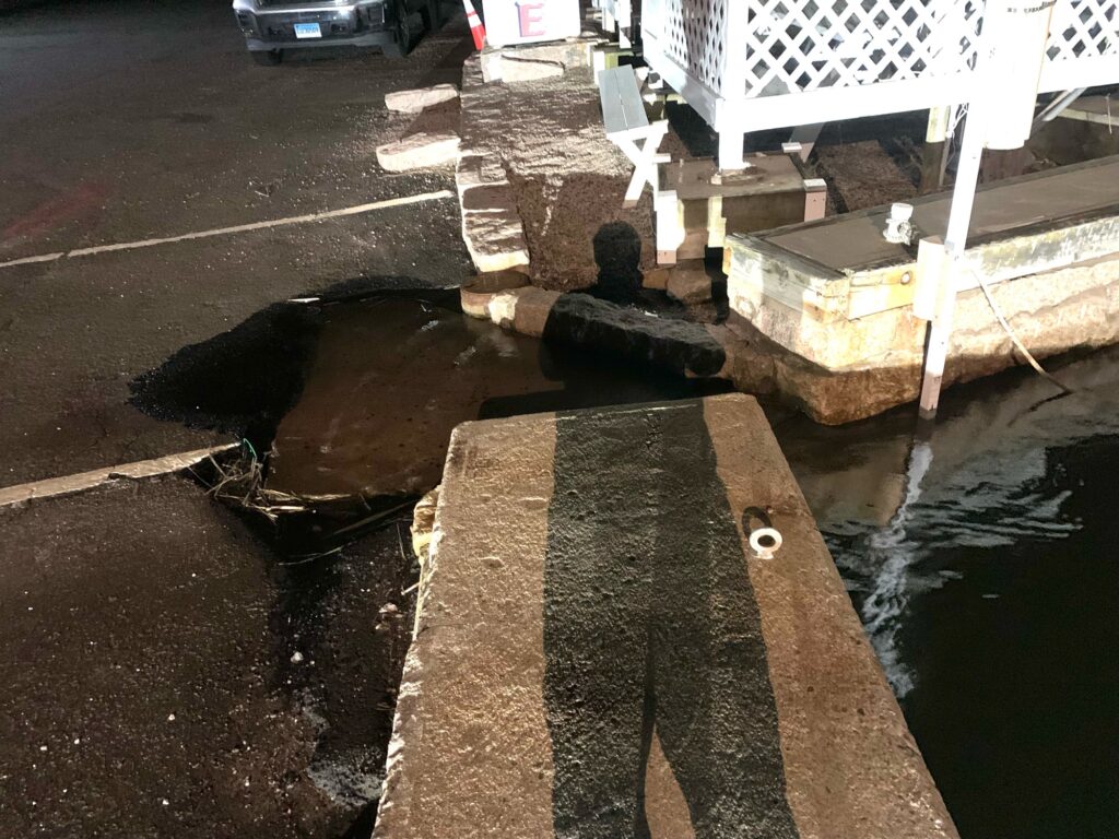 a road that has water on it (MyCoast AI)