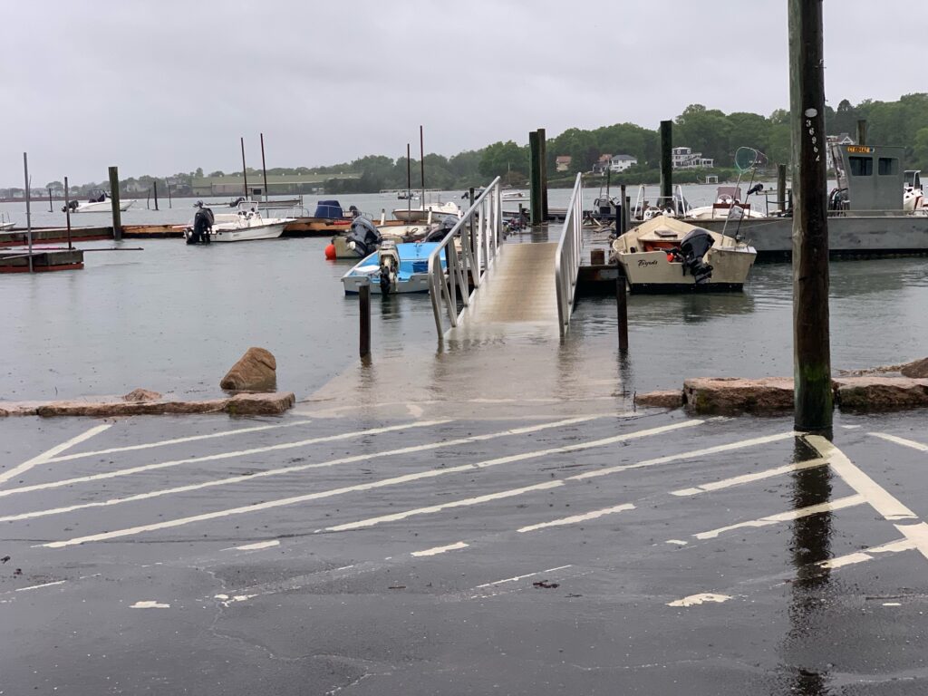 boats docked at a pier (MyCoast AI)