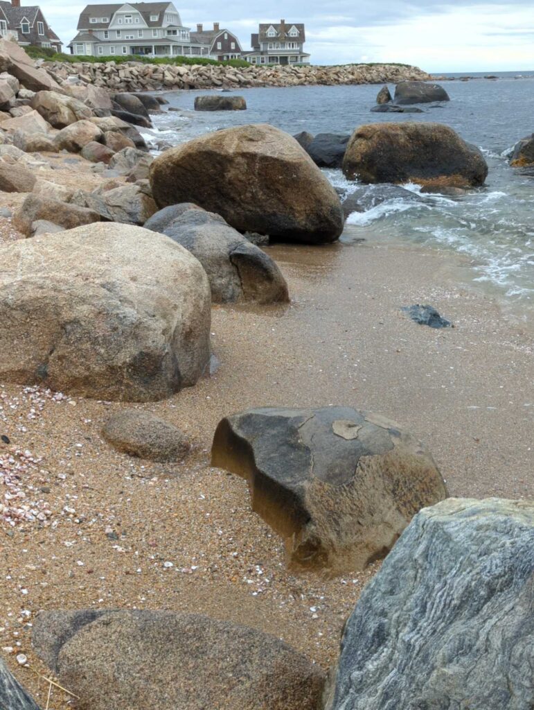 a group of rocks on a beach (MyCoast AI)