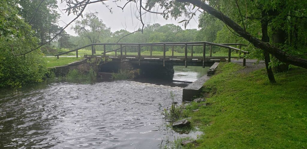 a bridge over a river (MyCoast AI)