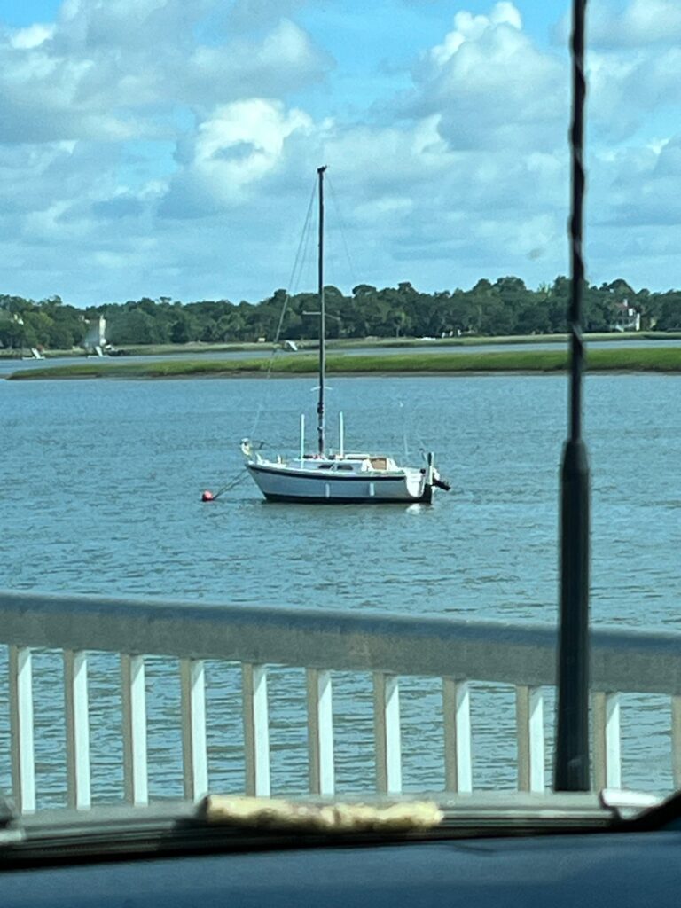 a boat on the water (MyCoast AI)