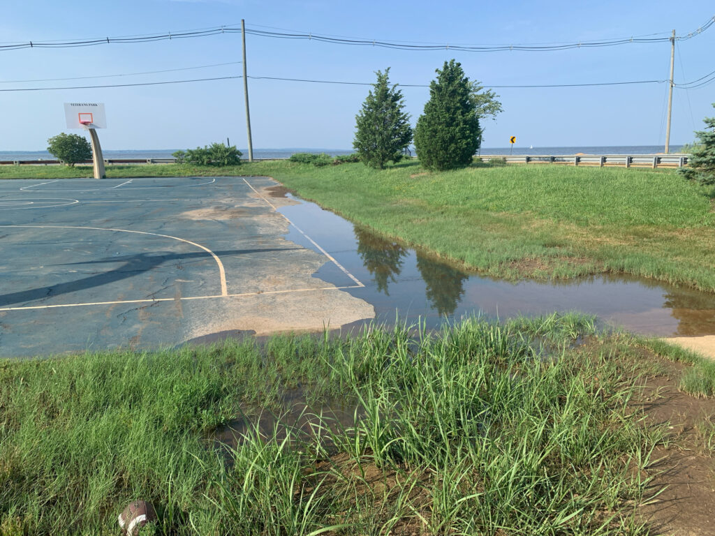 a road with water on the side (MyCoast AI)