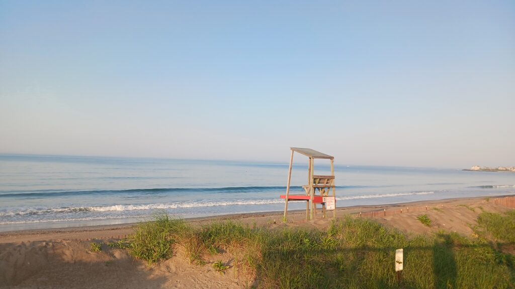 a structure on a beach (MyCoast AI)